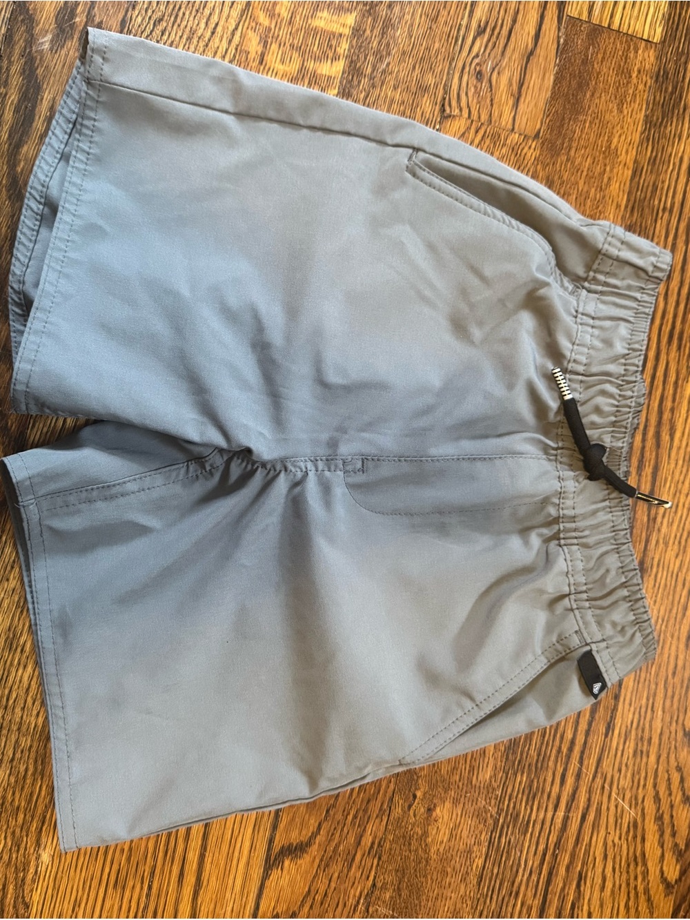 Volcom Grey Elastic-Waist Kids Shorts